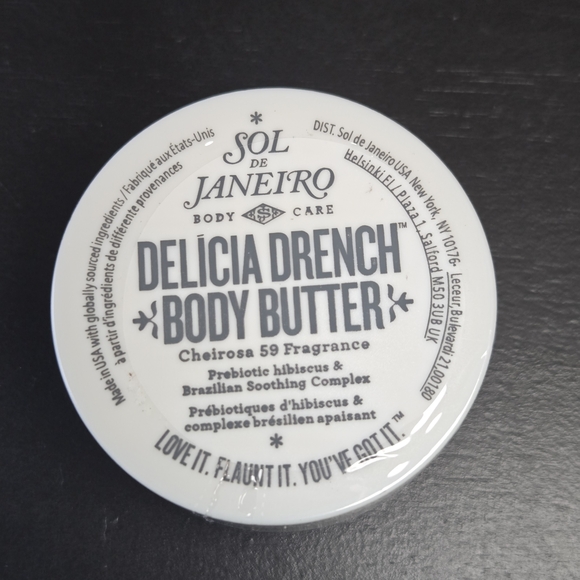 Sol de Janeiro Delicia Drench Body Butter - Purple Jar 59 NEW Sealed - Picture 2 of 4
